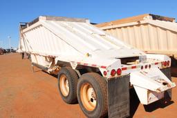 2012 MANAC...T/A SINGLEGATE BELLY DUMP ROCK TRAILER, S/N 5MC11402XDP015273
