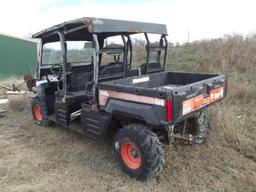 2013 BOBCAT 3400XL 4X4 SIDE BY SIDE, S/N WA0D2031071, DIESEL ENG, HOUR METER READS 1038 HRS,