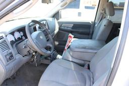 2007 DODGE RAM 2500 SERVICE TRUCK, S/N 3D7KR28C77G736440, CUMMINS ENG, AUTO TRANS, OD READS 312291