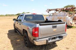 2007 CHEVY SILVERADO 1500 4X4 CREWCAB PICKUP, S/N 2GCEK13M271501412, V8 GAS ENG, AUTO TRANS, OD