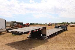 2018 TRAIL KING TK80MG RGN T/A TRAILER, S/N 1TKJ04825JW104833, 28' WELL, NEW 255/70R22.5 TIRES