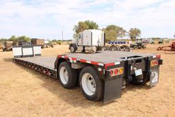 2018 TRAIL KING TK80MG RGN T/A TRAILER, S/N 1TKJ04825JW104833, 28' WELL, NEW 255/70R22.5 TIRES