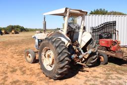 FORD 5000 FARM TRACTOR, HOUR METER READS 2040 HRS, CANOPY, 3PT, 540 PTO, 3 REMOTES