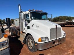 2008 KENWORTH T300 S/A GIN POLE TRUCK, S/N 2NKMHN6X58M218900, PACCAR ENG, 6 SPD TRANS, OD READS