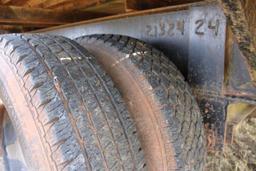 2001 AMERITRAIL T/A 24' GOOSENECK EQUIPMENT TRAILER, S/N 17ZGT192X1B021324, 20' DECK, 4' DOVE W/