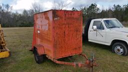4X6 HOMEMADE UTILTIY TRAILER W/SIDES