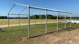 23W X 24L GALVANIZED STEEL BUILDING FRAME