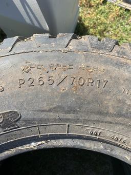 (2) GOODYEAR P265/70R17 TIRES