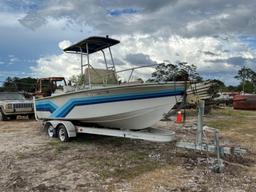 21ft Center Console Boat W/ Johnson 200