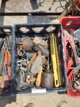 Crate of Tools, Wrenches,Sockets, Tickle, Oil Can