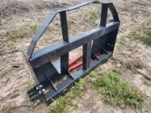 Skid Steer Bale Spear, Landhonor, Unused