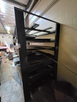 Metal rack 80tall x 110in w x 4ft deep