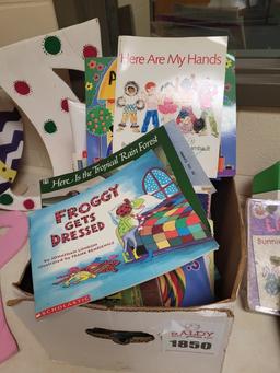 box of children's books