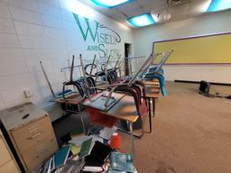 13 student desks