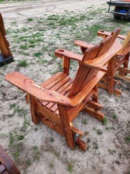 Cedar Glider Rocking Chair