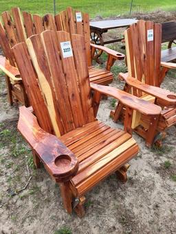 Cedar Glider Rocking Chair