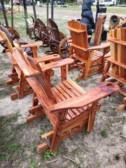 Cedar Glider Rocking Chair