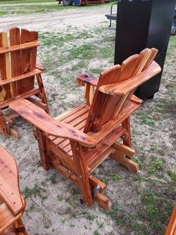 Cedar Glider Rocking Chair