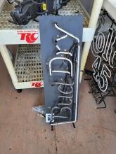 Bud Dry Neon Sign