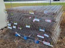 (24) Metal Wire Shelving