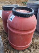 (2) Poly Barrels