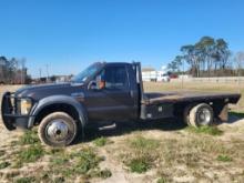 2008 Ford F450 Super Duty Flatbed Truck