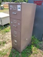 (1) 4 Drawer Filing Cabinet