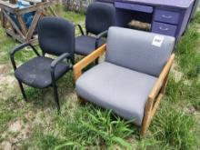 (3) Office Chairs