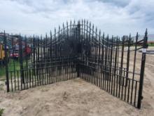 New 16ft Bifold Gate, Horse Scene