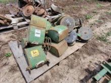 (7) John Deere Metal Insecticide Boxes W/ 9