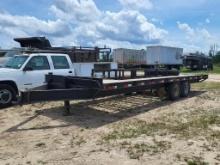 24ft Deck Over Trailer Tri Axle Utility Trailer