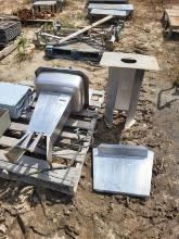 Koch Metal Sink W/ Pedals, Metal Sink Stand, Metal