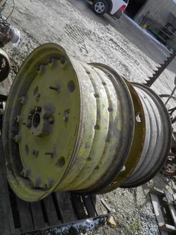 SET JD wheels with cast centers off of 4440 JD fits 18.4-38