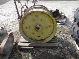 SET JD wheels with cast centers off of 4440 JD fits 18.4-38