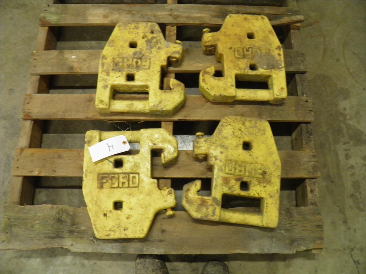 Ford suitcase weights