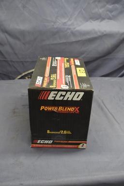 CASE OF ECHO POWER BLEND OIL 8 SIX PACKS OF THE 1 GALLON MIX