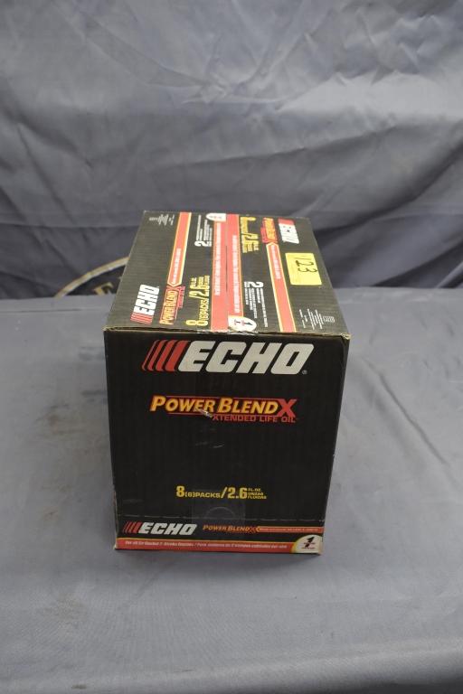 CASE OF ECHO POWER BLEND OIL 8 SIX PACKS OF THE 1 GALLON MIX