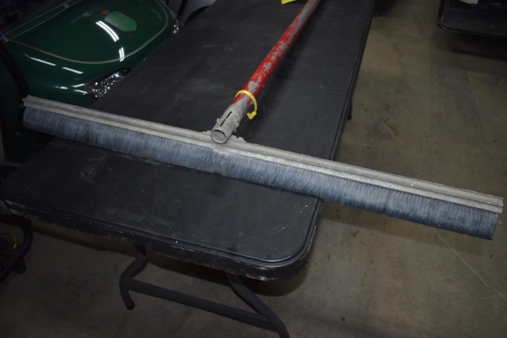 4Ft Concrete brush w/ handles