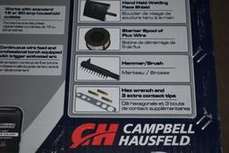 115 Volts, 90 Amps, no gas wire welder, New  In Box.