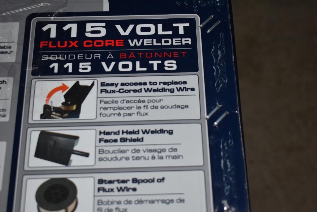 115 Volts, 90 Amps, no gas wire welder, New  In Box.