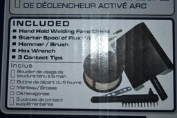 115 Volts, 90 Amps, no gas wire welder, New  In Box.
