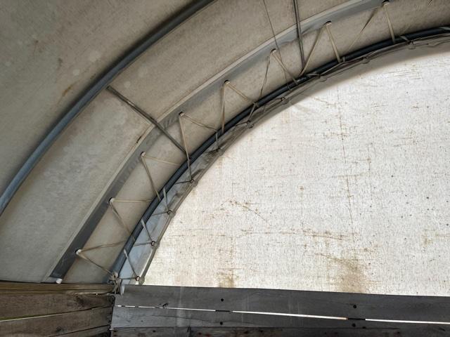 Coverall 20' x 40' fabric hoop building,  includes all mounting plates, bra