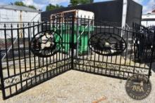 2024 GREATBEAR 20FT BI-PARTING WROUGHT IRON GATE 26368