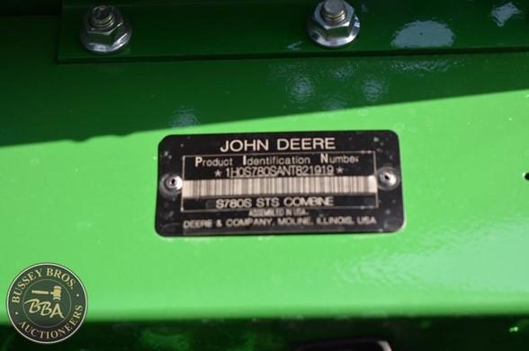 2022 JOHN DEERE S780 30921