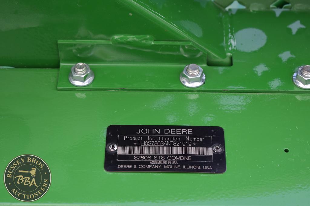 2022 JOHN DEERE S780 30921
