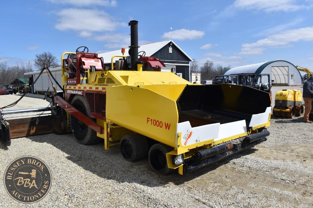 2011 DYNAPAC F1000W 33716