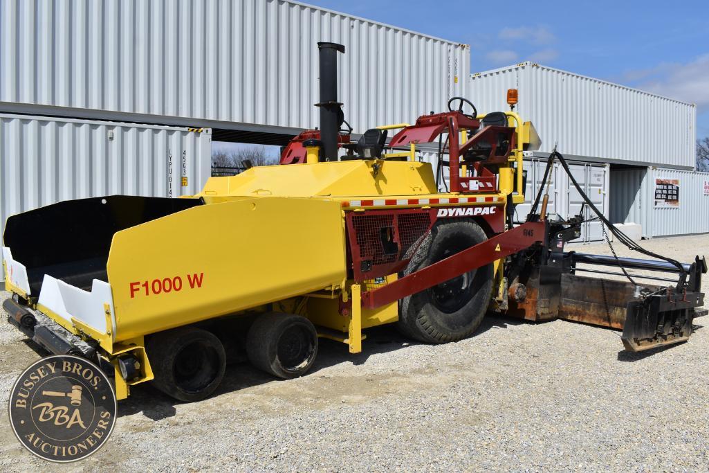 2011 DYNAPAC F1000W 33716