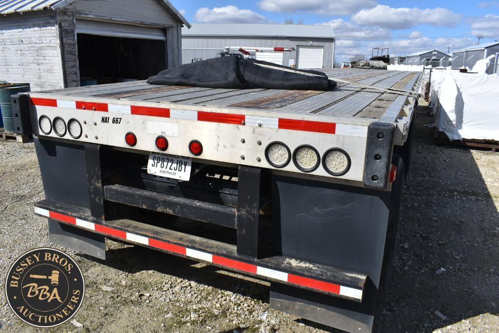 2006 TRANSCRAFT EAGLE 48FT. FLATDECK TRAILER- 33815