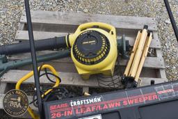 SKID LOT OF MISC LAWN AND GARDEN TOOLS 36032