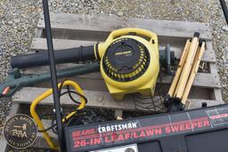 SKID LOT OF MISC LAWN AND GARDEN TOOLS 36032